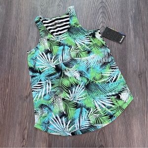 Hurley Kids Tropical Tank Top - Green and Blue